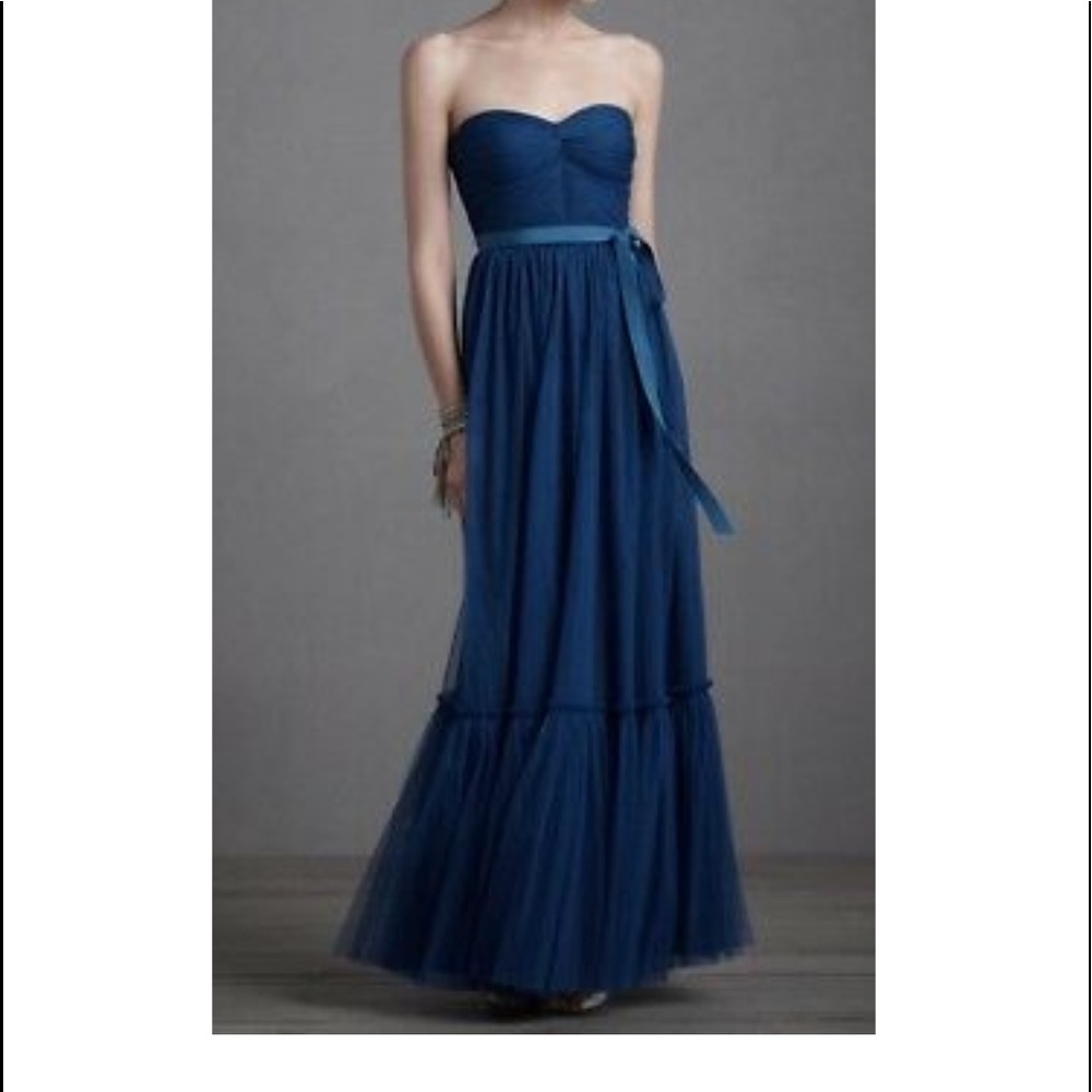 Va Et Vien Niceties gown, blue